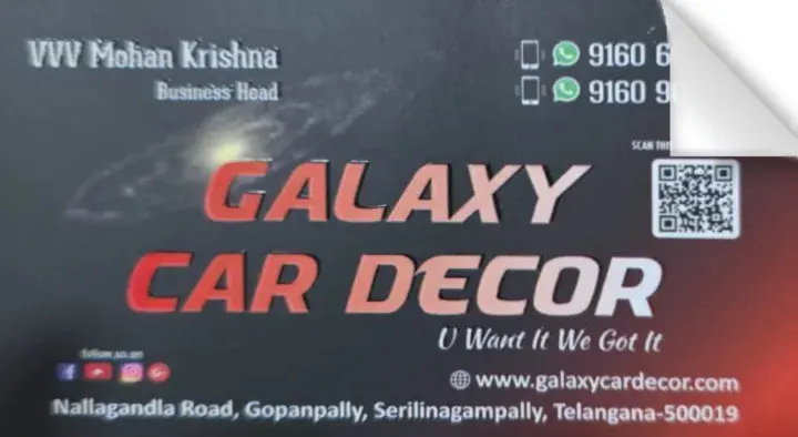 Galaxy Car Decors in Serilingampally