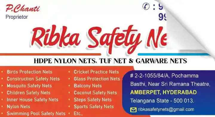Ribka Safety Nets in Amberpet, Hyderabad