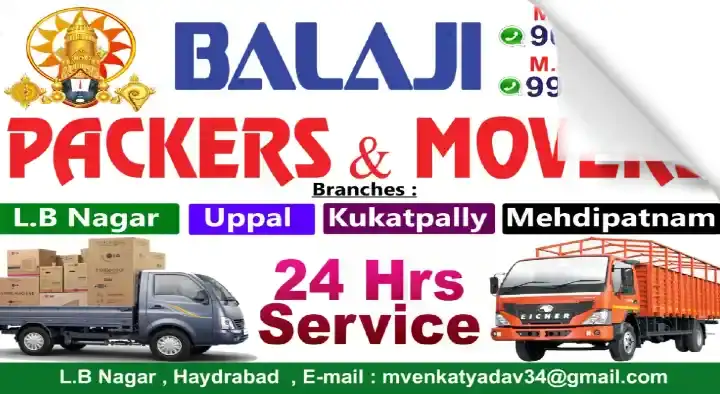 Balaji Packers and Movers in Vanasthalipuram