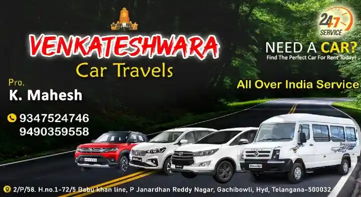 Venkateshwara Car Travels in Gachibowli
