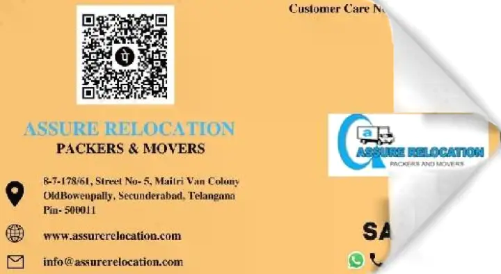 ASSURE RELOCATION PACKERS AND MOVERS in Old Bowenpally, Hyderabad