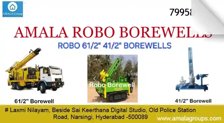Amala Robo Borewells in Narsingi