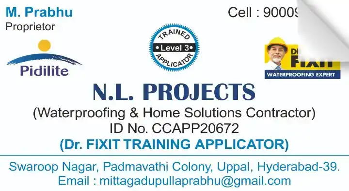 NL Projects (Water Proofing and Home Solutions Contractor) in Uppal