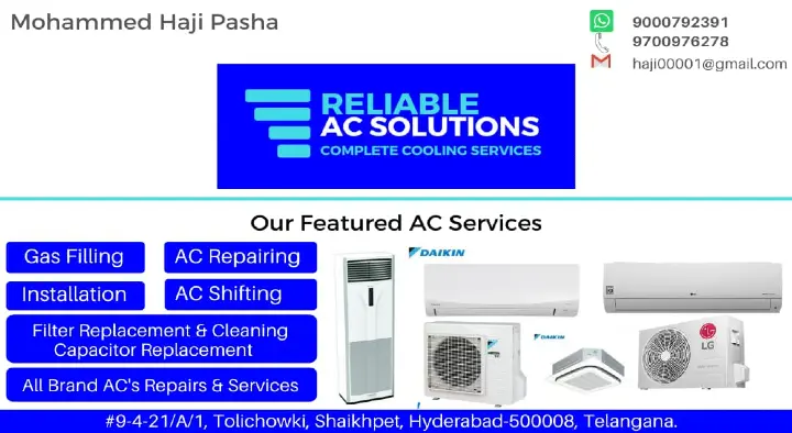 Reliable AC Solutions in shaikpet