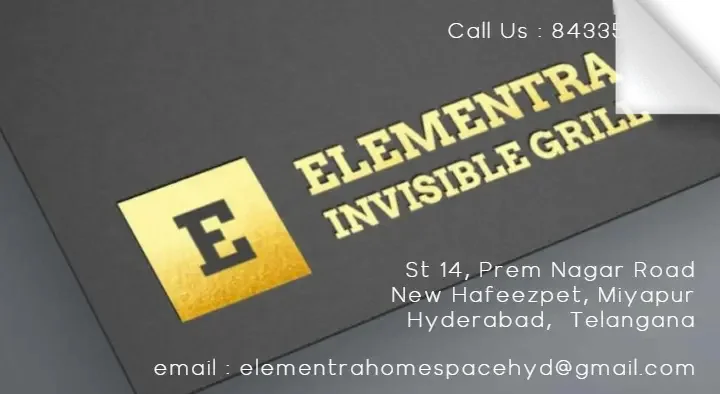 Elementra Home Space Invisible Grill in Miyapur