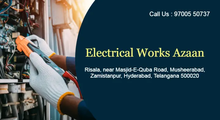 Electrical Works Azaan in Musheerabad