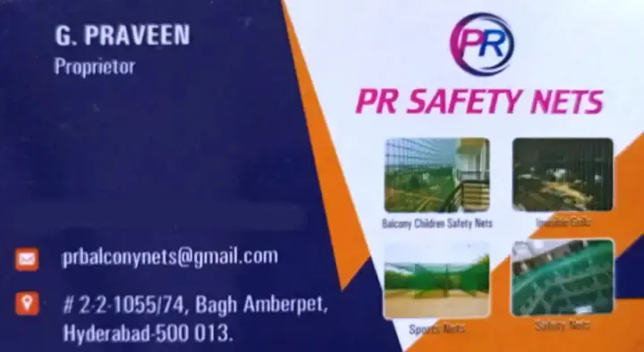 PR Safety Nets in Bagh Amberpet, Hyderabad