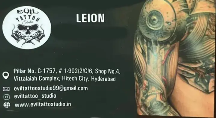 Evil Tattoo Studio in HITEC City