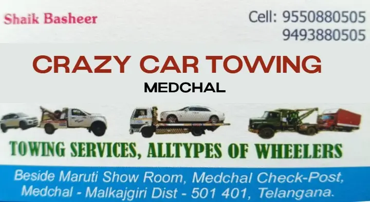 Crazy Car Towing in Medchal