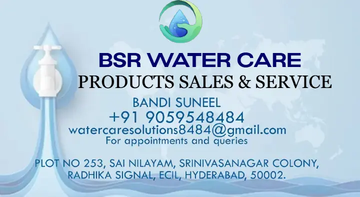 BSR Water Care Products Sales and Service in ECIL