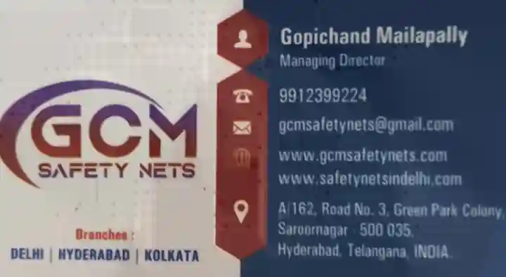 GCM Safety Nets near Saroornagar in Hyderabad