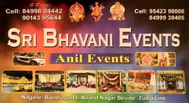 Sri Bhavani Events in Nagole