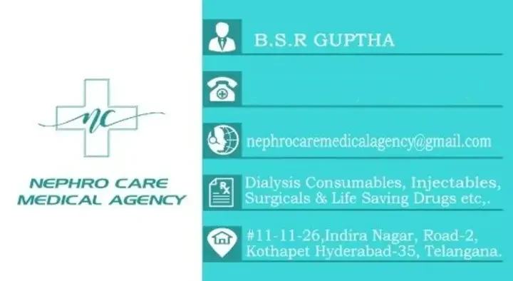 Nephro Care Medical Agency in Saroornagar