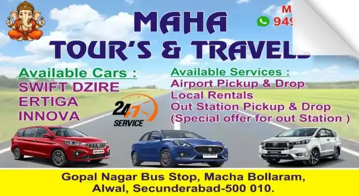 Maha Tours and Travels in Secunderabad, Hyderabad