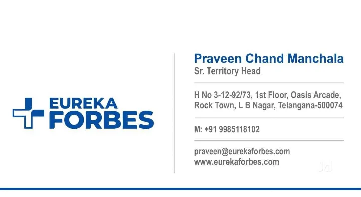 Eureka Forbes Hyderabad in LB Nagar