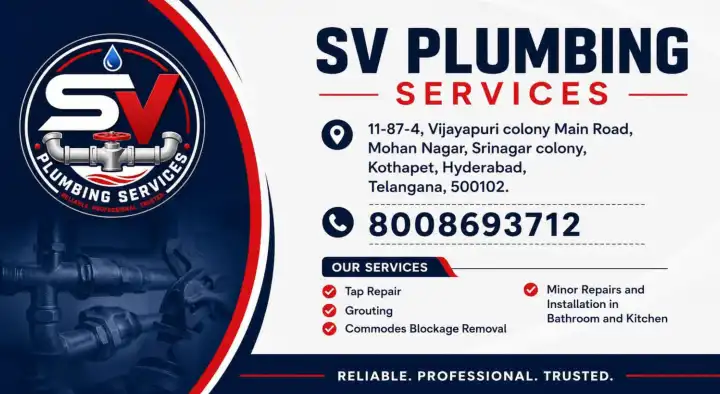 SV Plumbing Services in Kothapet