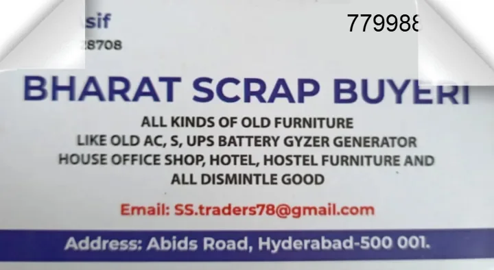 Bharat Scrap Buyer in Abids