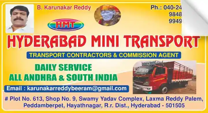 Hyderabad Mini Transport in Hayathnagar