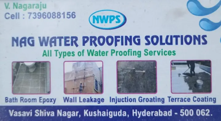 Nag Water Proofing Solutions in Kushaiguda