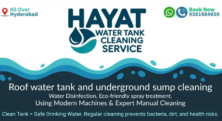 Hayat Water Tank Cleaning Service in darulshifa