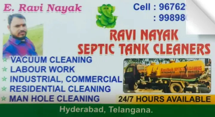 Ravi Nayak Septic Tank Cleaners in LB Nagar