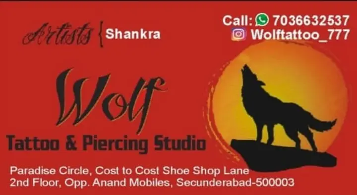 Wolf Tattoo and Pierching Studio in Secunderabad