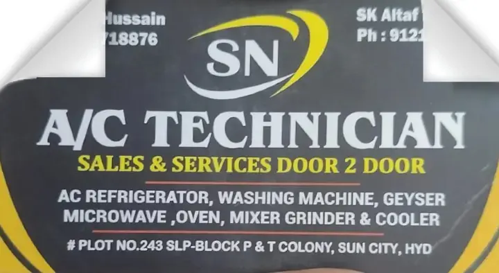 SN AC Technician in Sun City