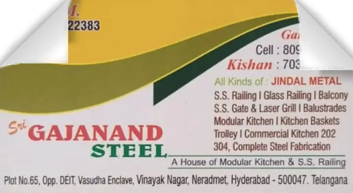 Sri Gajanand Steel in Neradmet