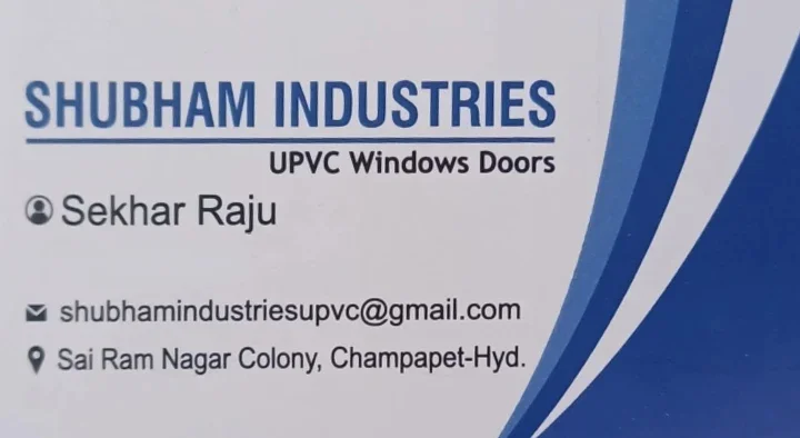 Shubham Industries (UPVC Windows Doors) in Champapet