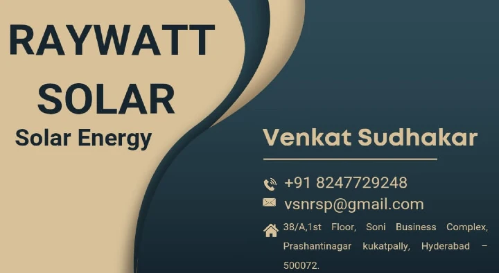 Raywatt Solar Energy in Kukatpally