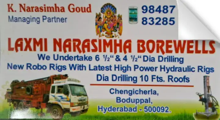 Laxmi Narasimha Borewells in Boduppal
