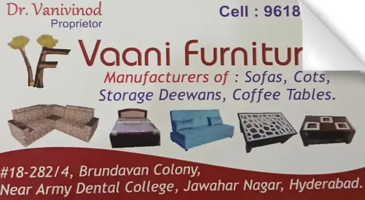 Vaani Furnitures in Secunderabad