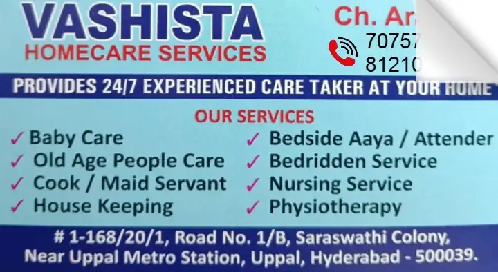 Vashista Home Care Services in Uppal