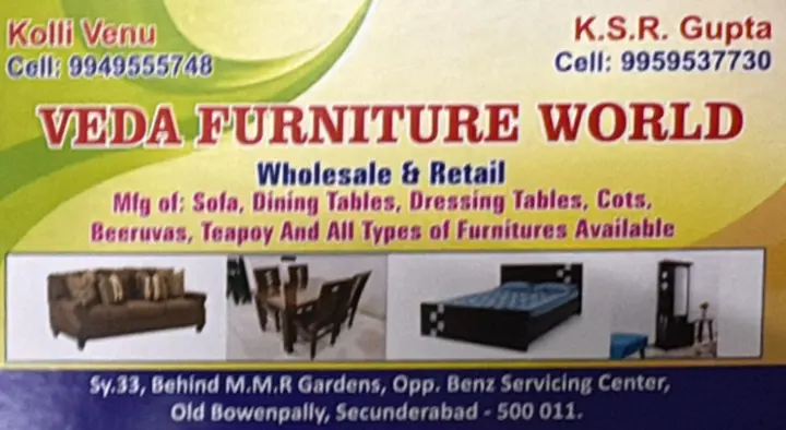 Veda Furniture World in Old Bowenpally