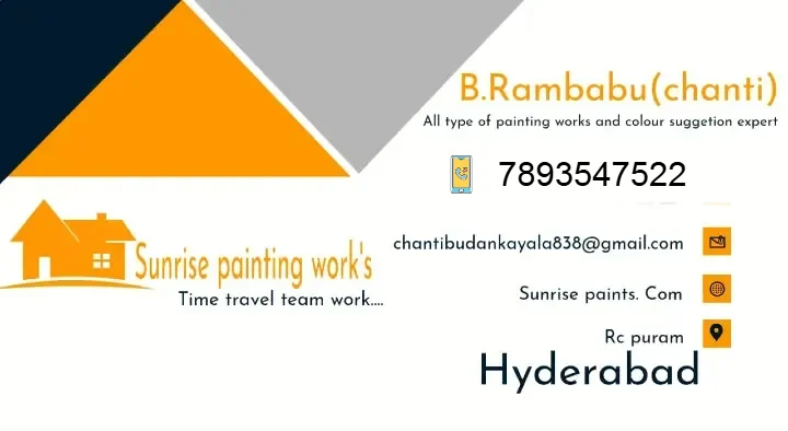Sunrise Painting Works in RC Puram, Hyderabad