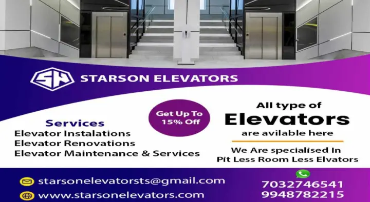 Starson Elevators in Secunderabad