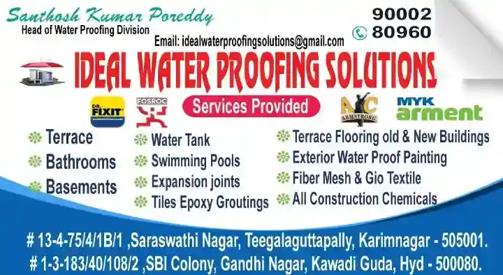 Ideal Waterproofing Solutions in Kavadiguda