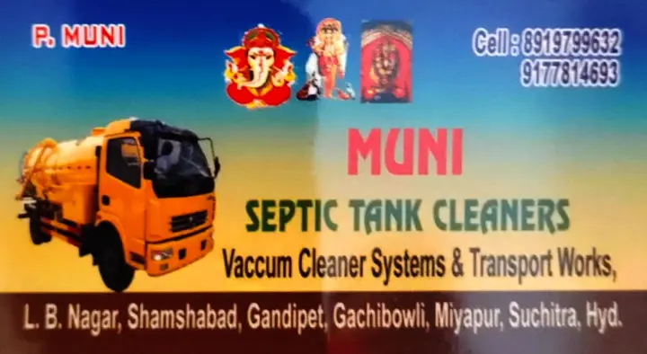 Muni Septic Tank Cleaners in Miyapur