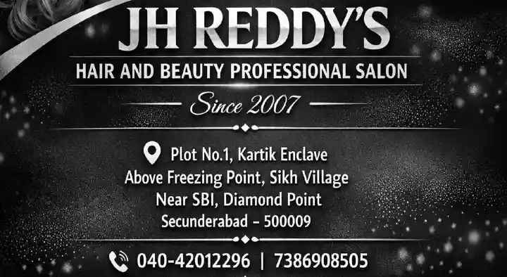 JH Reddys Hair and Beauty Professional Salon in Secunderabad