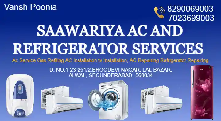 Saawariya AC and Refrigerator Services in Secunderabad