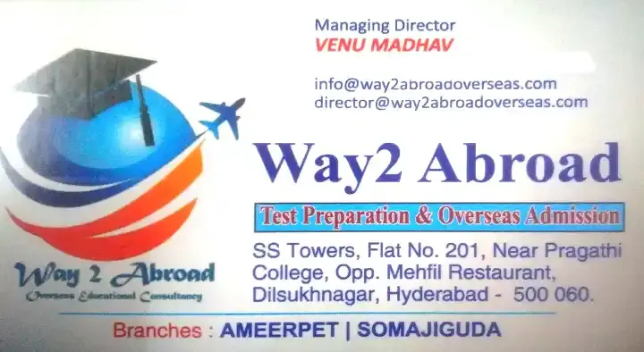 WAY 2 ABROAD in Dilsukhnagar