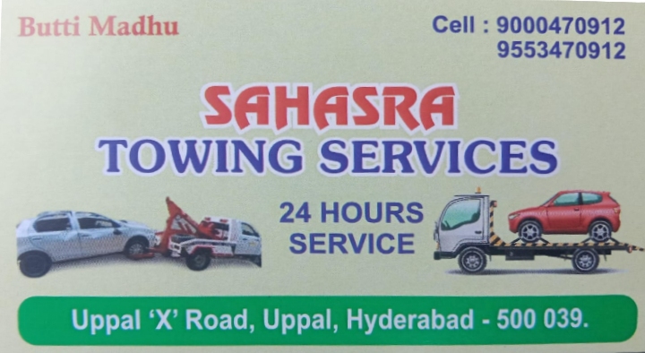 Sahasra Towing Services in Uppal