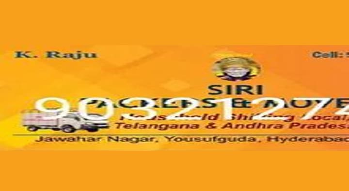 Siri Packers and Movers in Yousufguda, Hyderabad