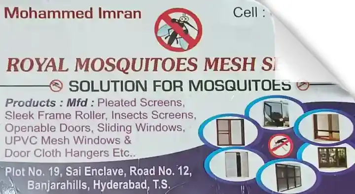 Royal Mosquitoes Mesh Services near Banjara Hills in Hyderabad