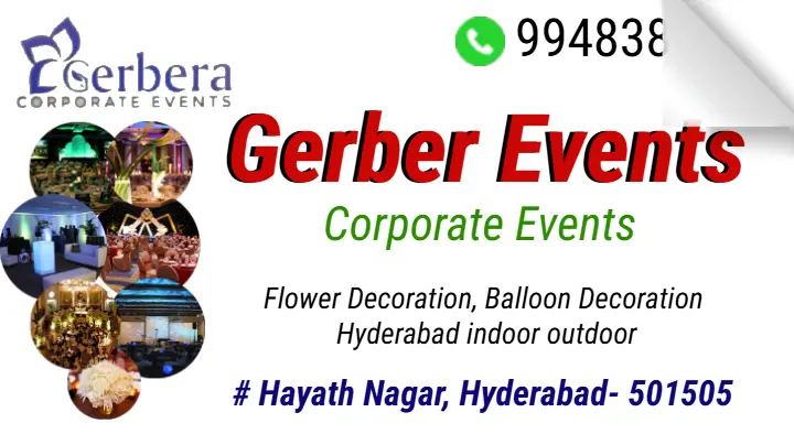 Gerber Events in Hayathnagar