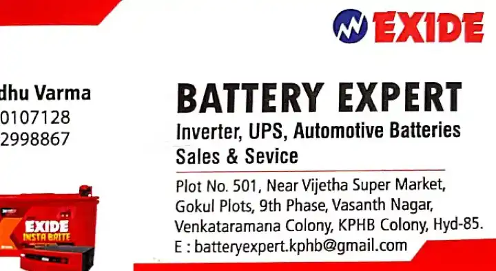 Battery Expert in Kphb Colony