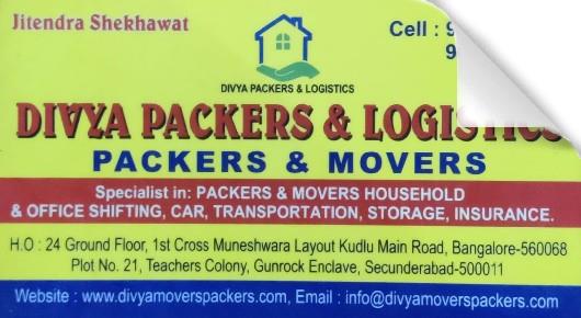 Divya Packers and Logistics Packers and Movers in Trimulgherry