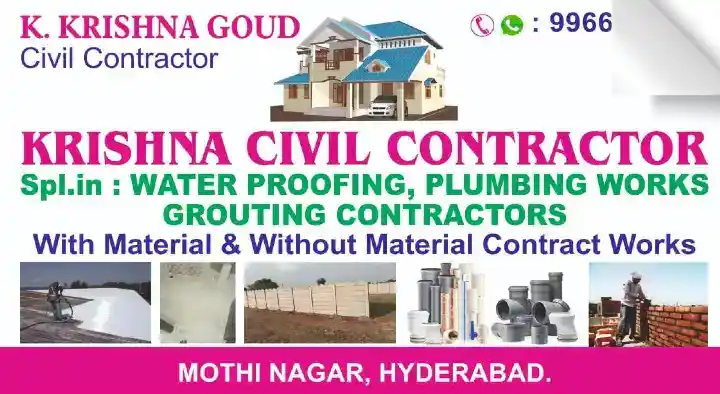 Krishna Civil Contractor in Moti Nagar, Hyderabad