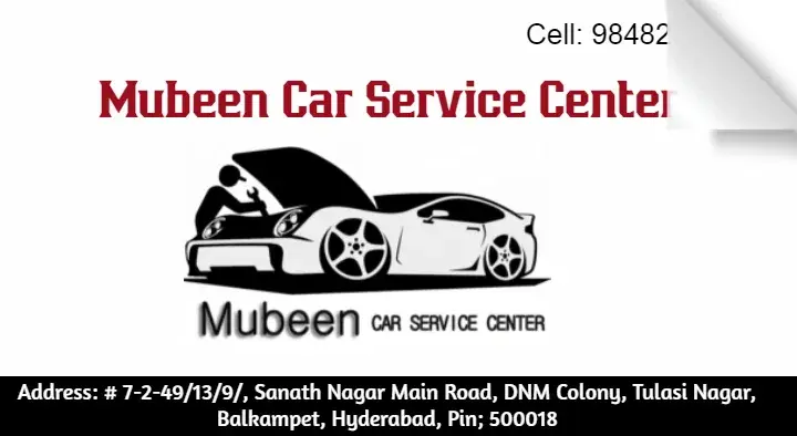 Mubeen Car Service Center in Sanath Nagar