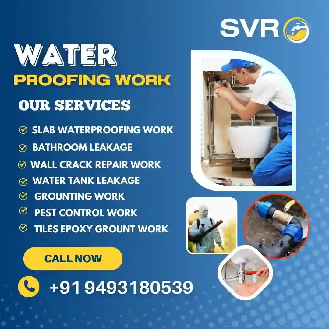 SVR Waterproofing Works in Sarpavaram